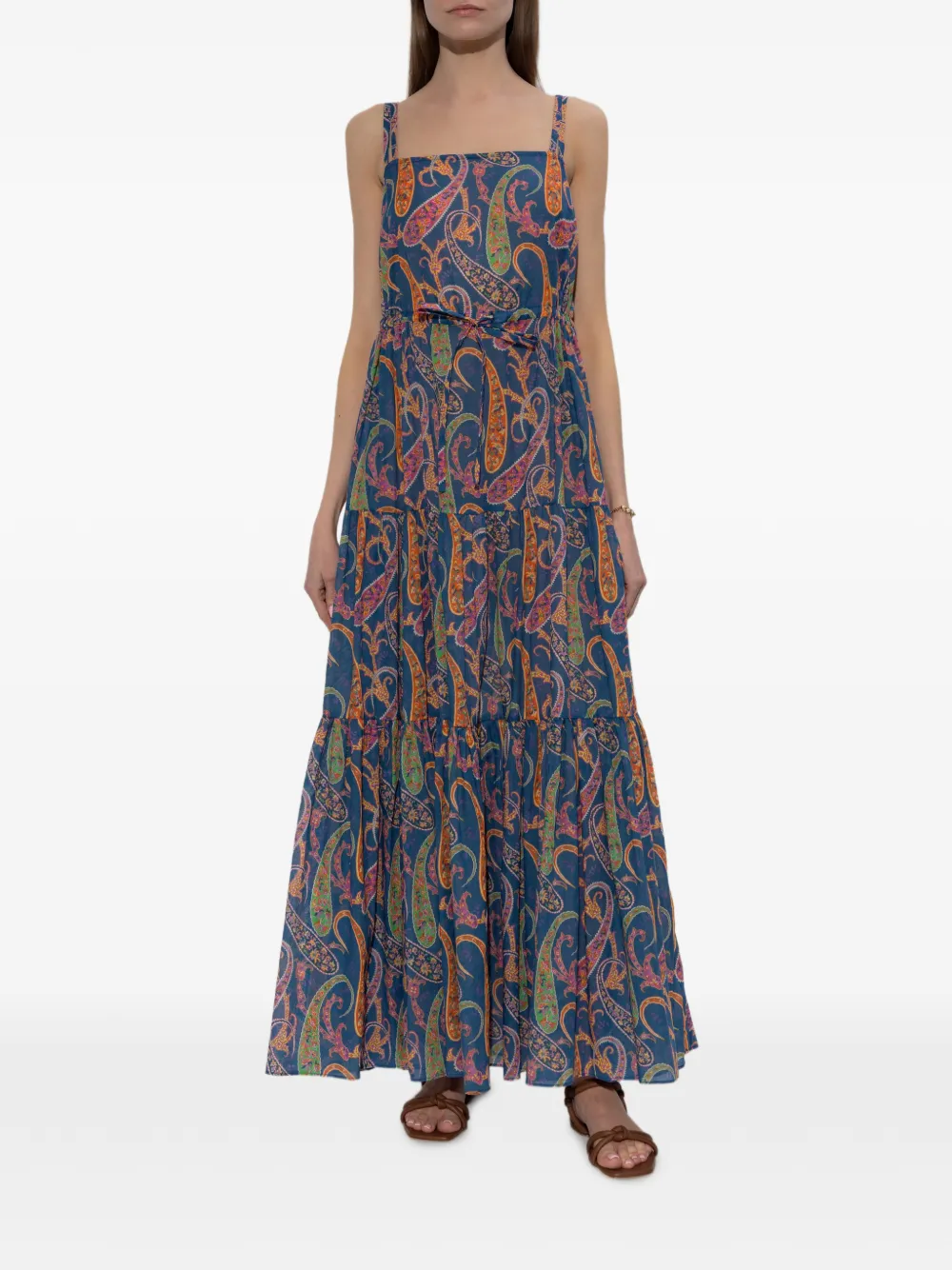  Etro Paisley-pattern Maxi Dress - Blue 