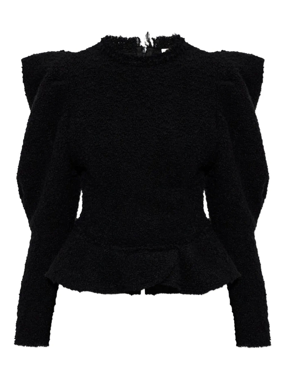 ISABEL MARANT Giamili peplum top - Nero
