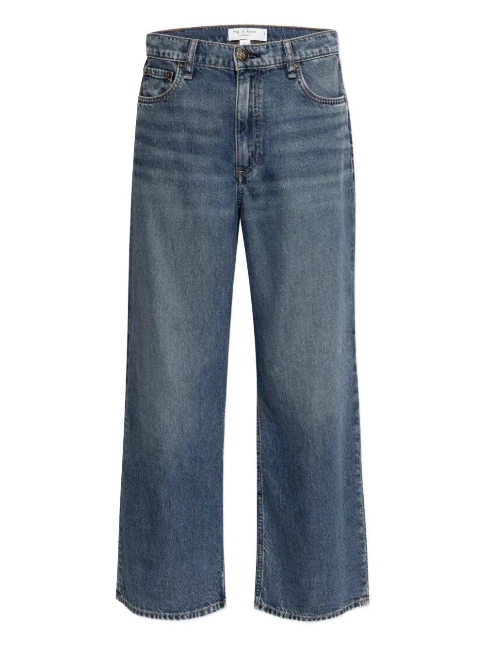 Rag & Bone Andi Cropped Jeans In Blue