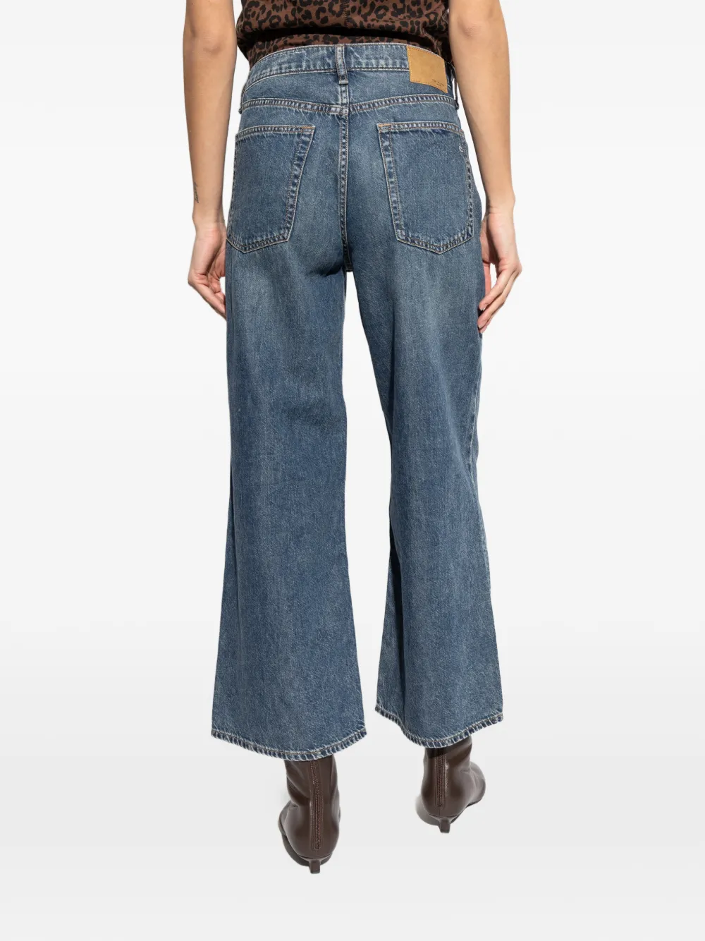 rag & bone Andi cropped jeans Blauw