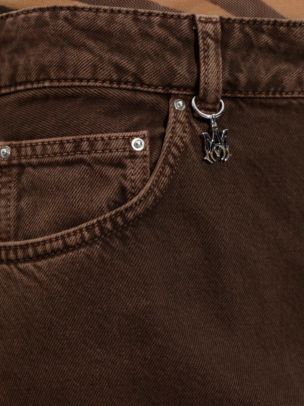 AMIRI Carpenter jeans met vervaagd effect Bruin