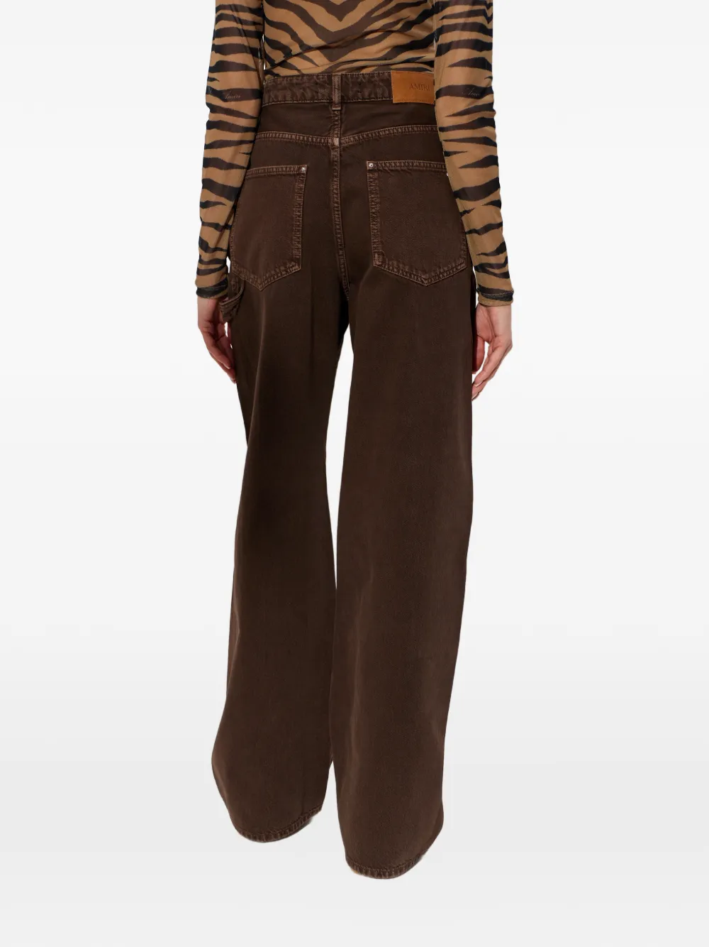 AMIRI Carpenter jeans met vervaagd effect Bruin