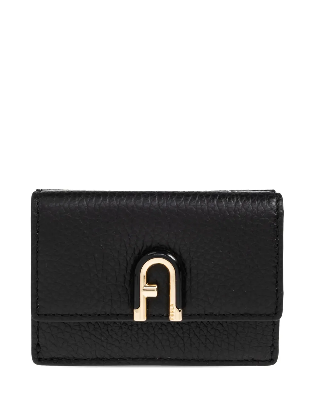 Furla Idea Small logo-plaque wallet - Nero