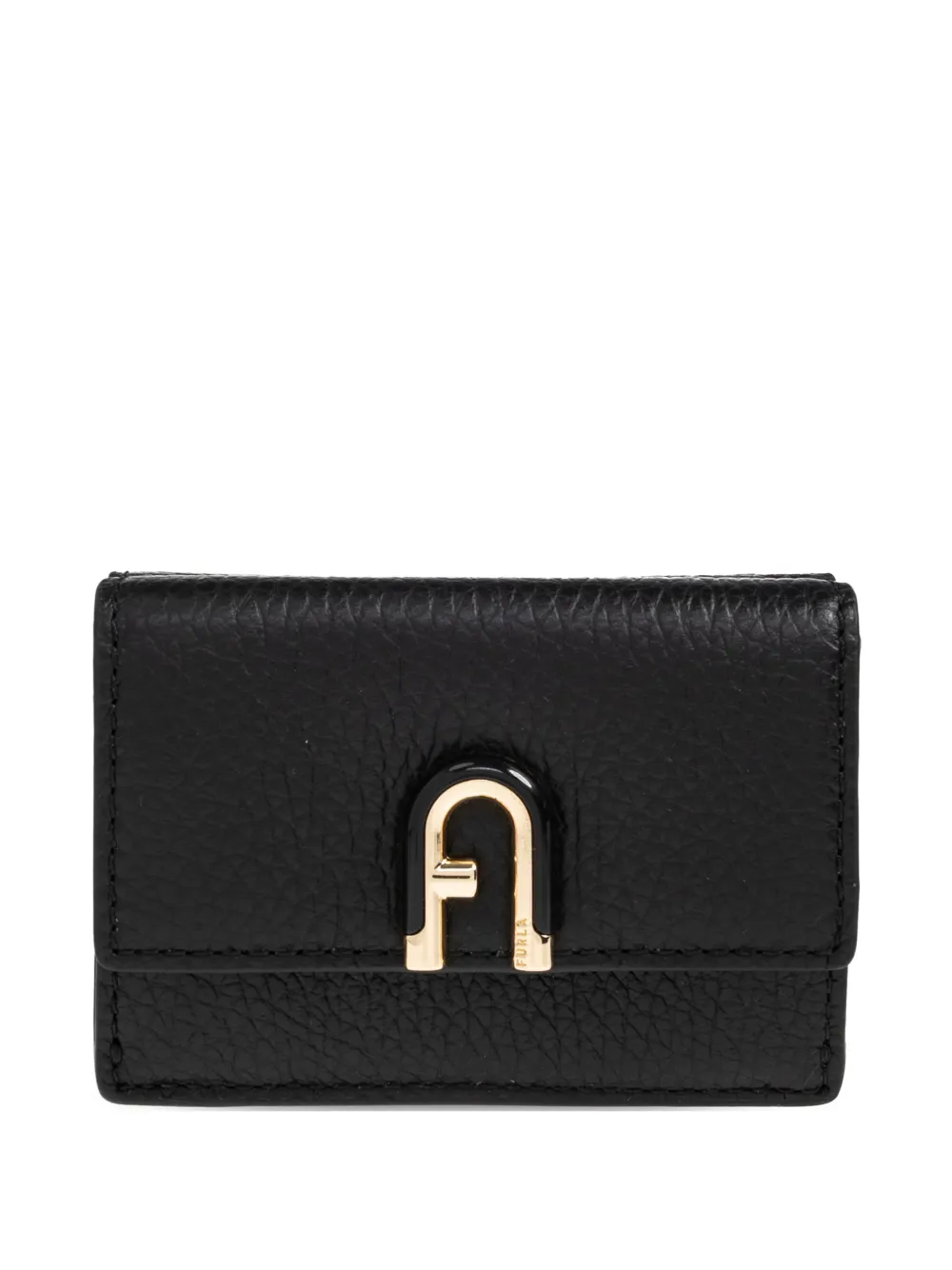 Furla Idea Small logo-plaque wallet - Nero