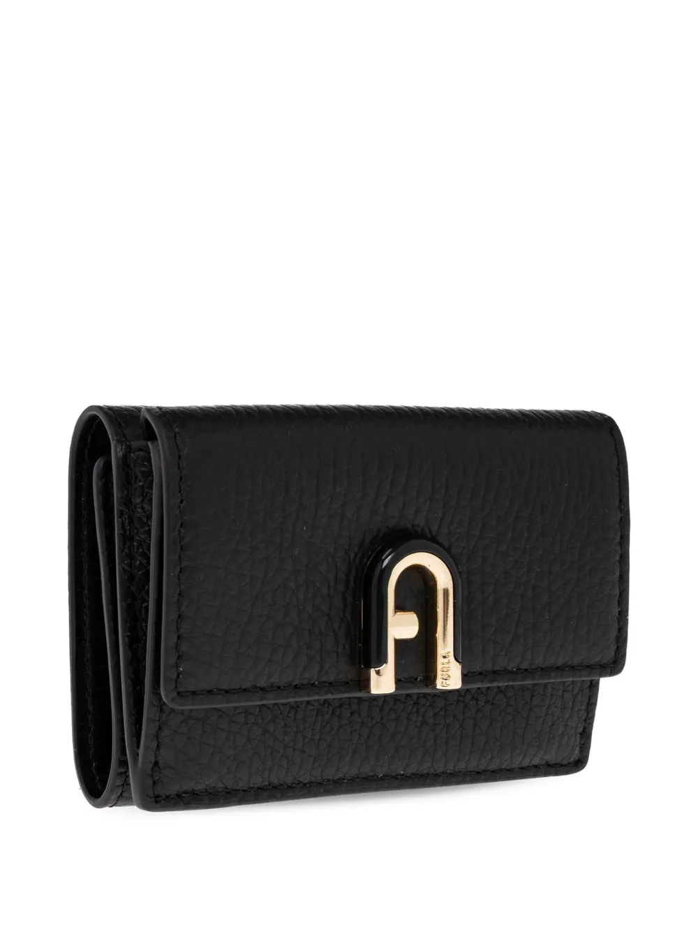  Furla Idea Small Logo-plaque Wallet - Black 