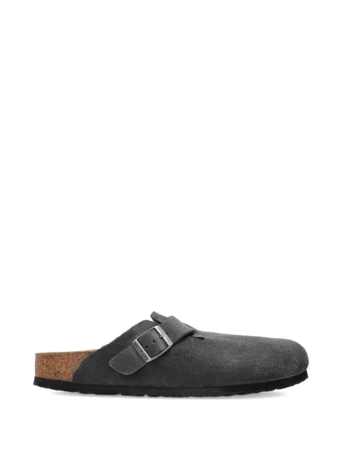 Birkenstock Boston buckle suede sandals