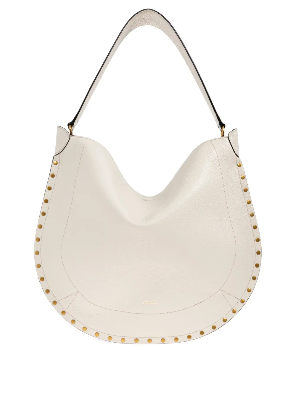 ISABEL MARANT Oskan studded shoulder bag - Toni neutri