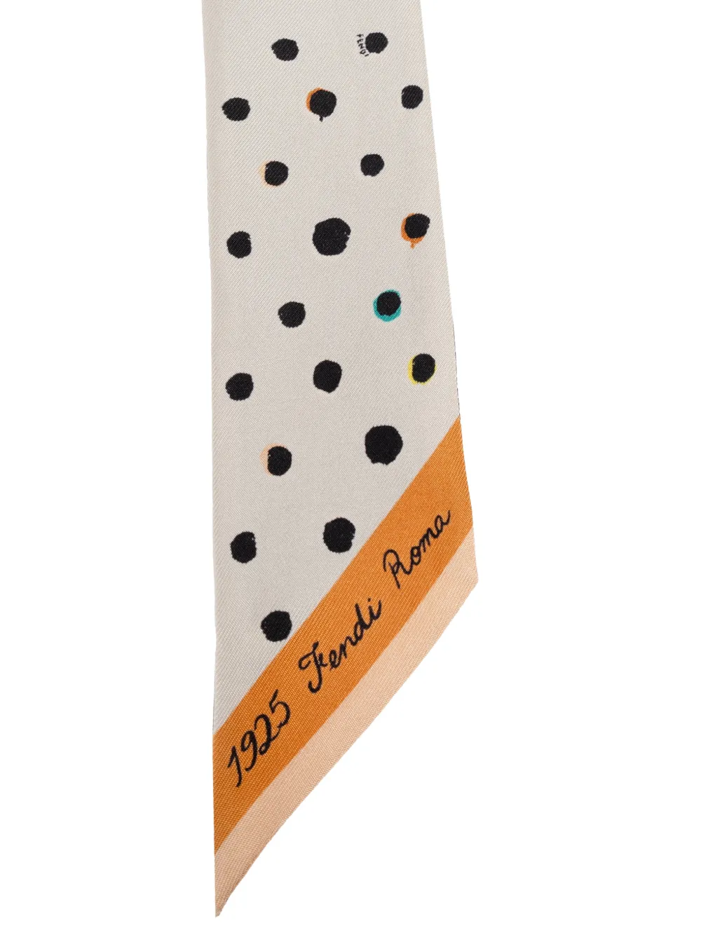  Fendi Polka-dot Scarf - Black 