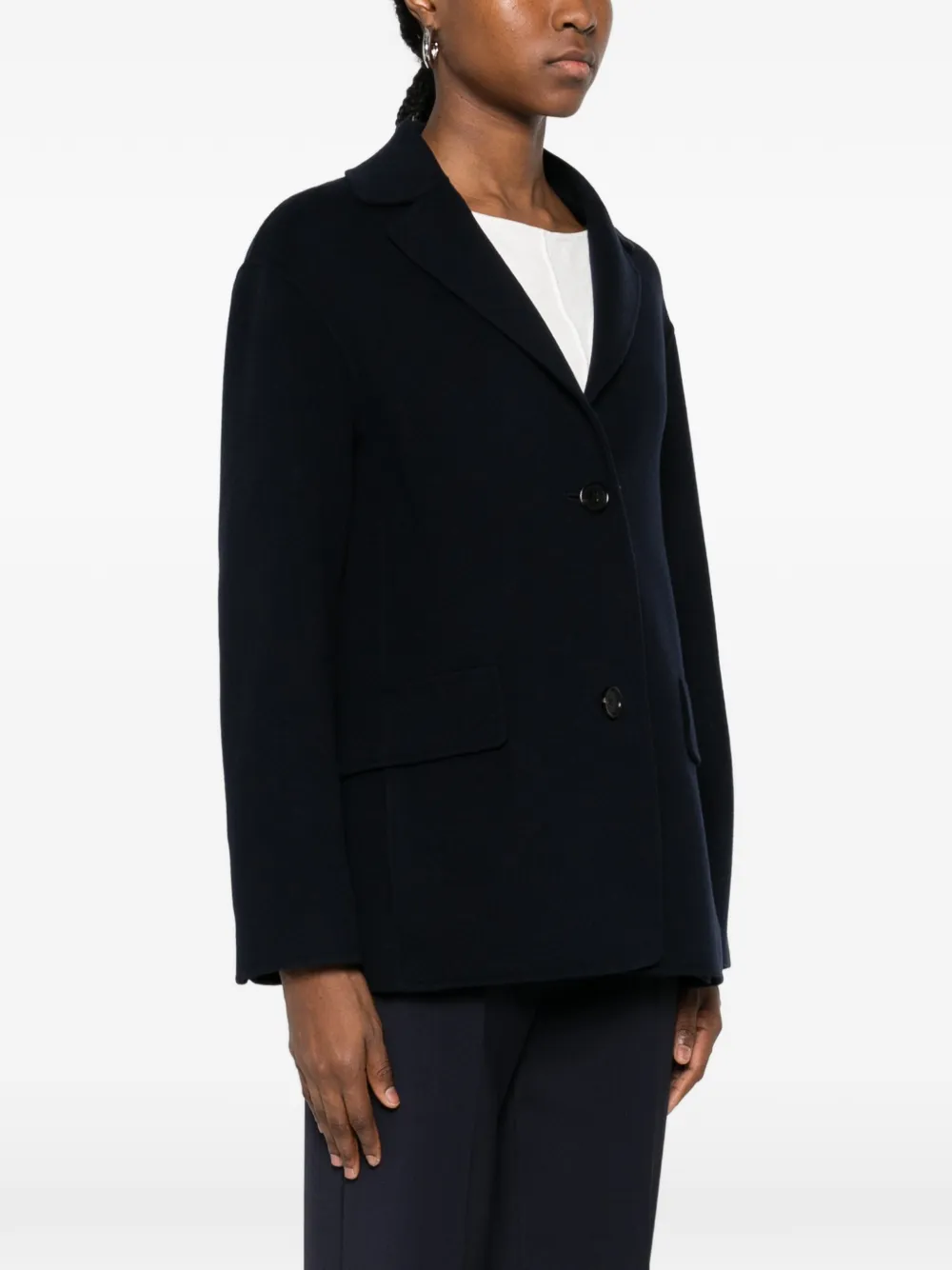  Max Mara Melfi Single-breasted Blazer - Blue 