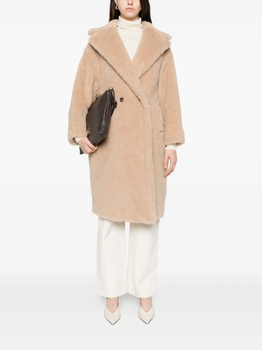 Max Mara Tedgirl double-breasted jacket | Faux Fur & Shearling Coats | Image 2