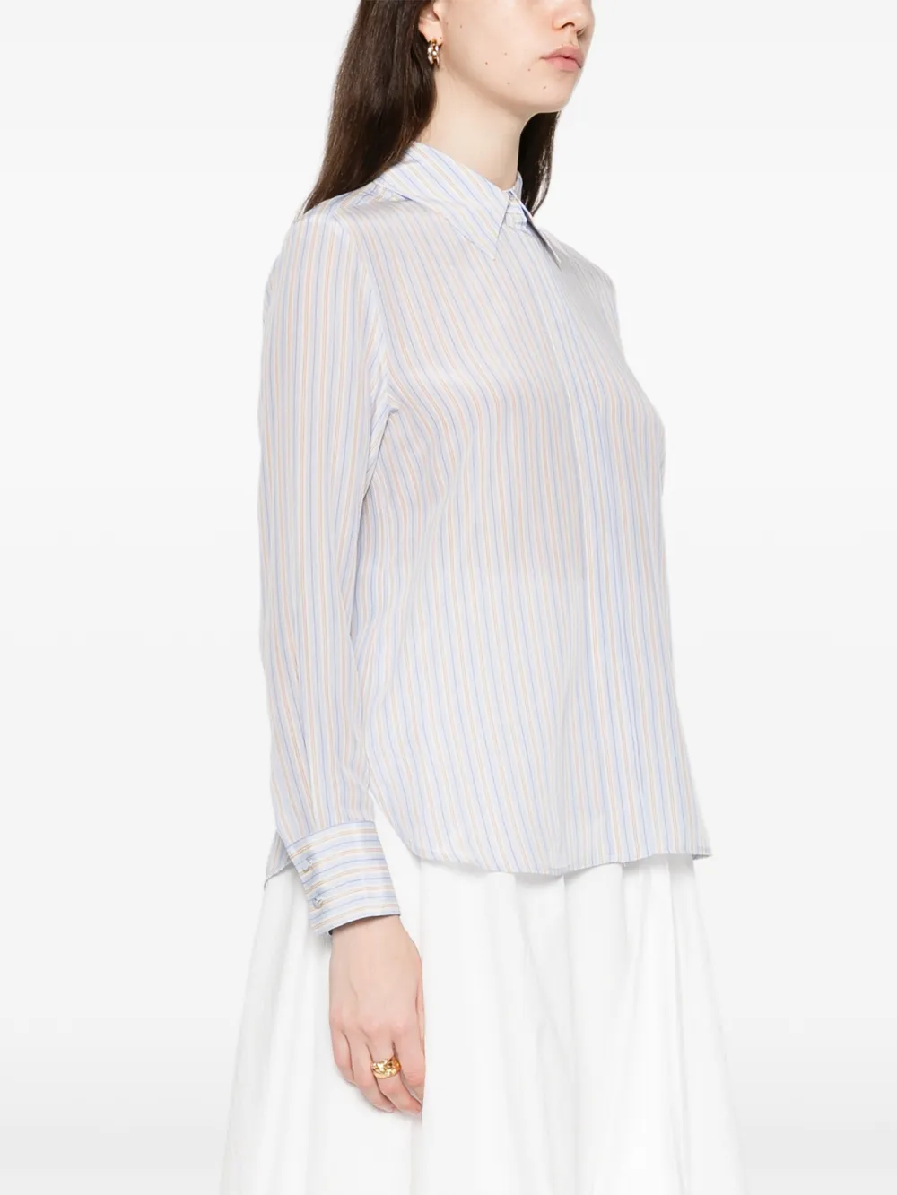 Max Mara Gestreept blouse Blauw