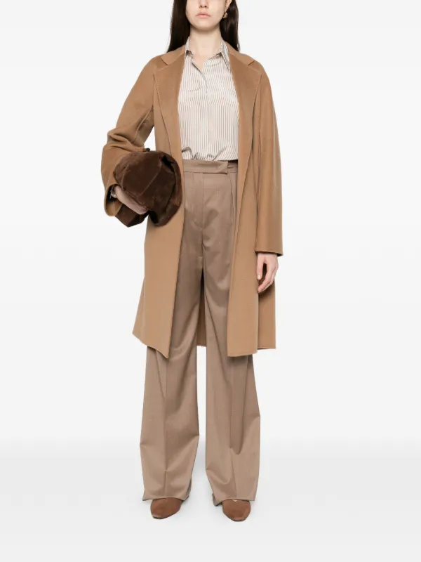 Max Mara Zimino Trousers | Neutrals | FARFETCH RO