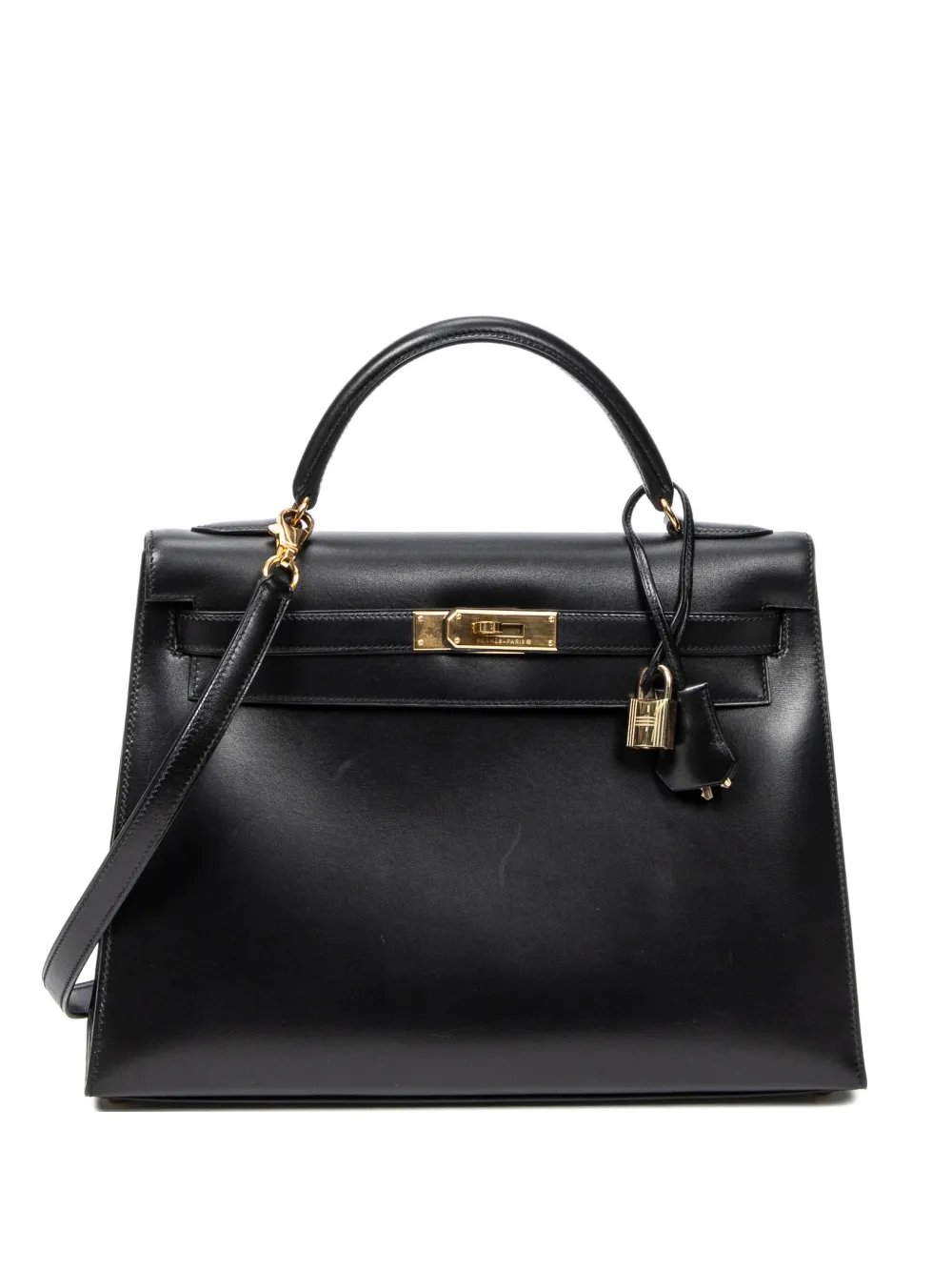Hermès Pre-Owned Borsa tote Kelly Sellier 32 1971 - Nero