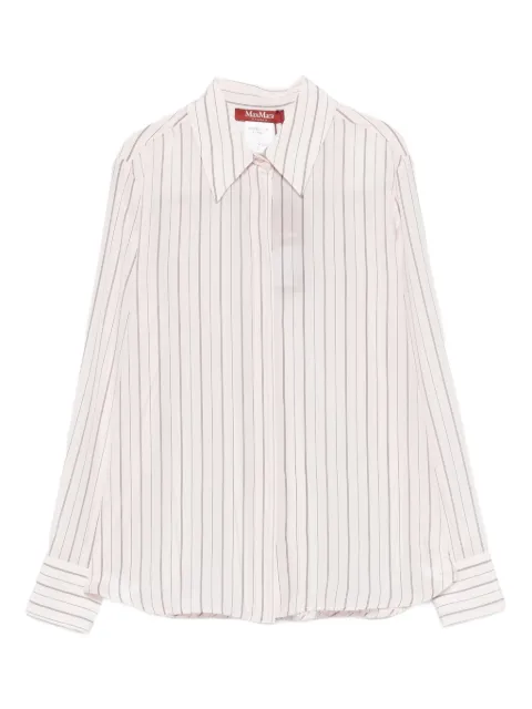 Max Mara Flirt striped long-sleeved shirt