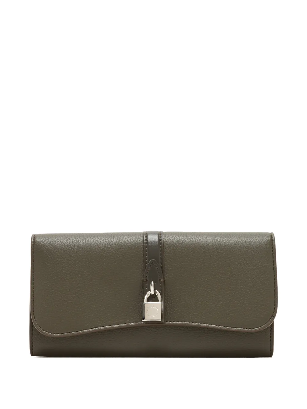 Stella+McCartney+Ryder+padlock-buckle+wallet+-+Vert