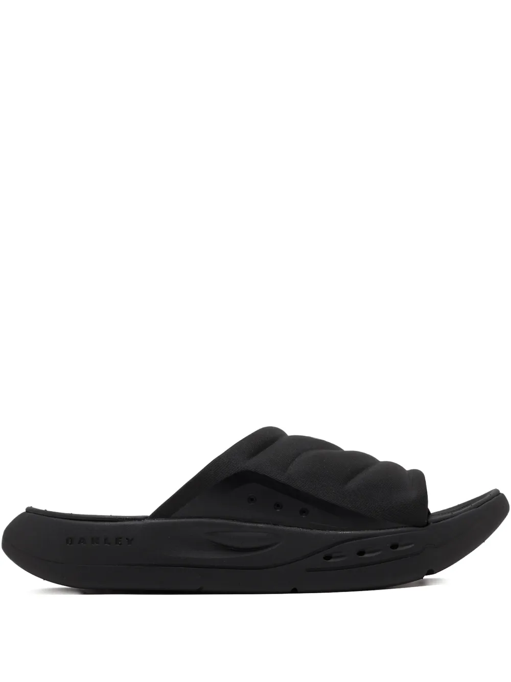 Oakley Studio embossed-logo slides | Black | Image 1