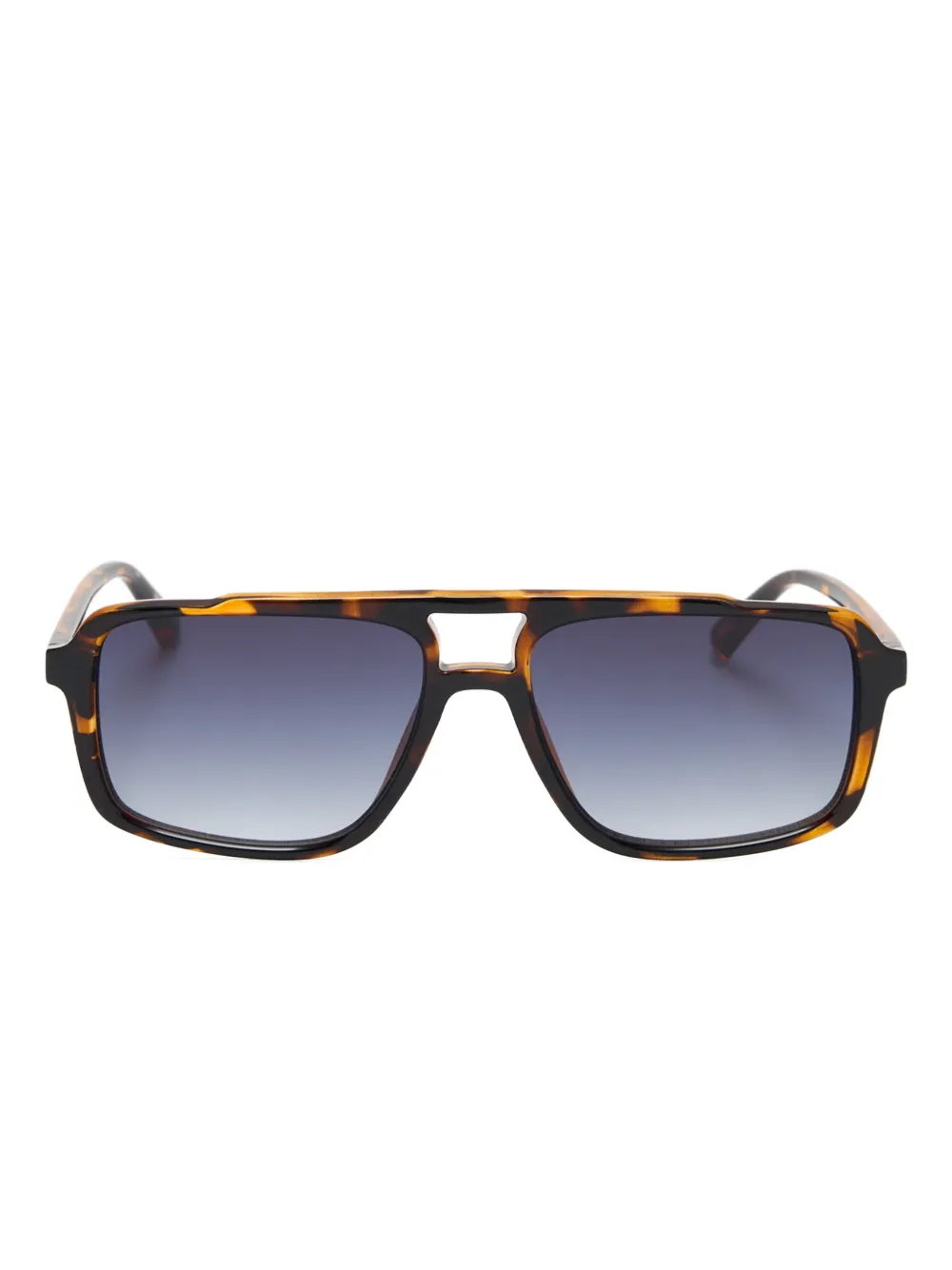 Le Specs Le Gars square-frame sunglasses | Brown | Image 1