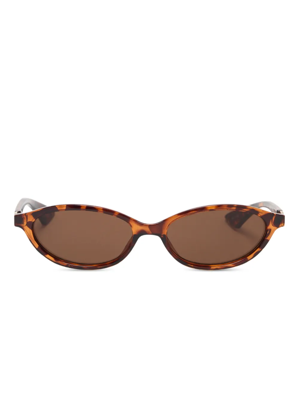 Le Specs Duskfall geometric-frame sunglasses | Brown | Image 1