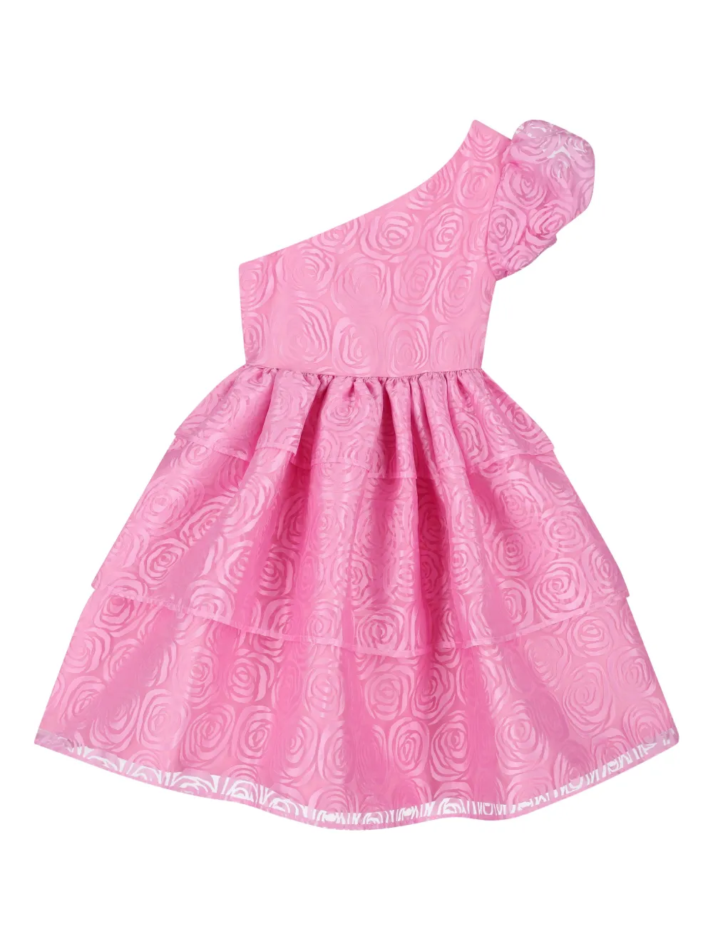 MAMA LUMA KIDS floral organza dress - Rosa