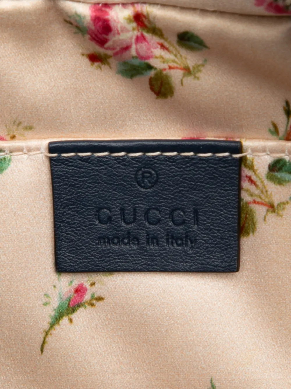 2016-2025 Small Gg Marmont Matelasse Denim Pearly Crossbody Bag