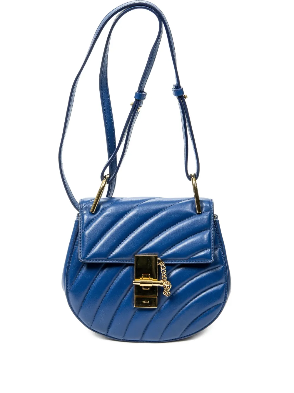 Chloé Pre-Owned Borsa a tracolla Drew Bijou mini - Blu