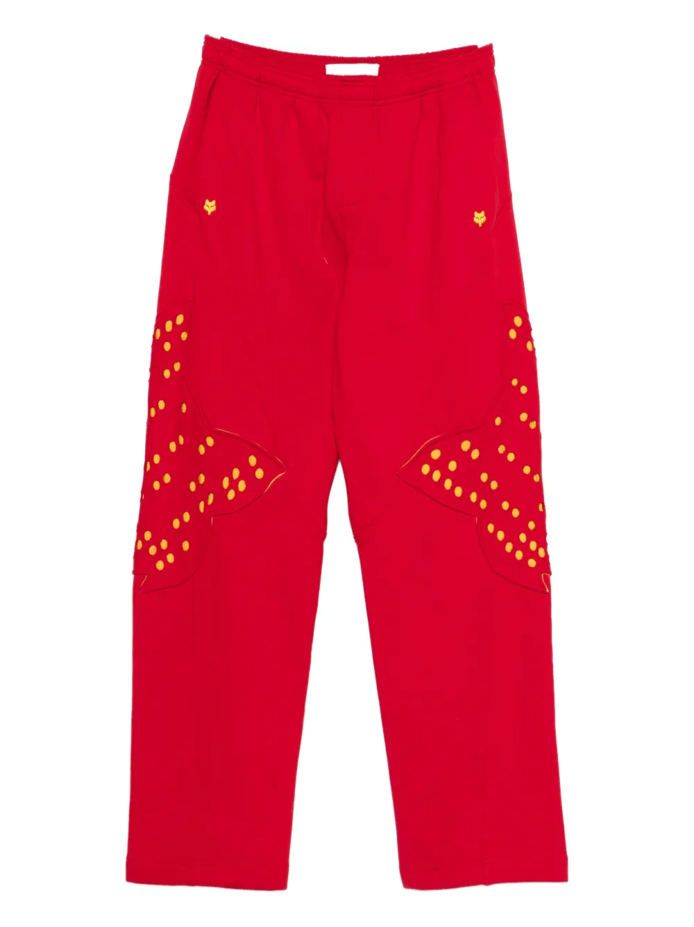 Kiko Kostadinov x Fox Lab Joggers traforati - Rosso