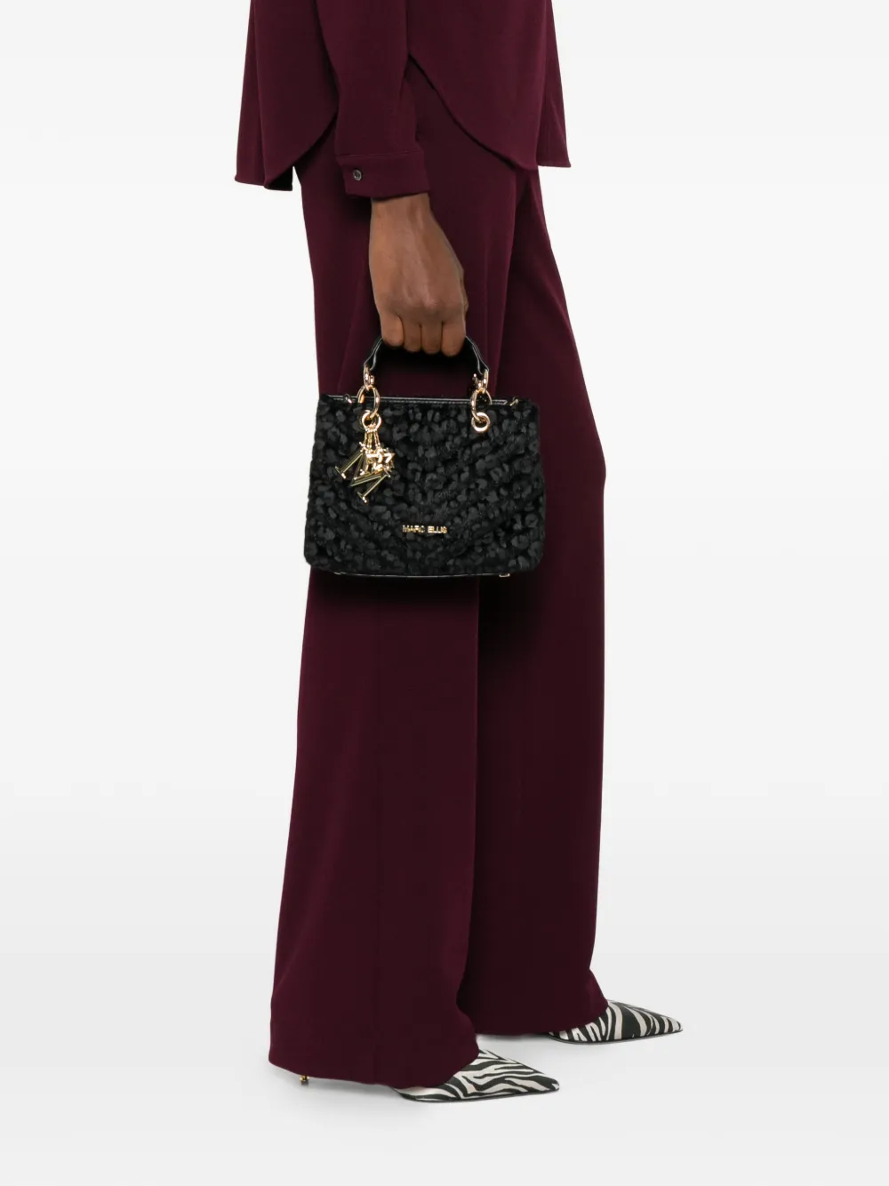 Marc Ellis Arisu lettering-charm crossbody bag | Mini Bags | Image 2