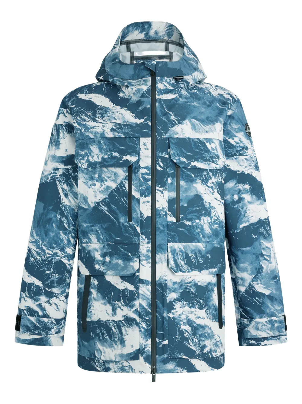 Fusalp Bromonz hooded pockets ski jacket | Blue | Image 1