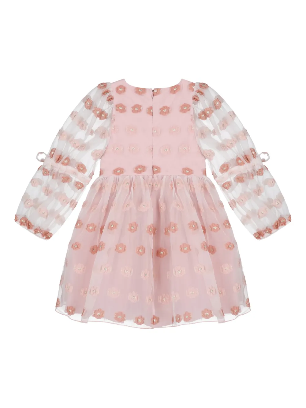 MAMA LUMA KIDS Jurk met bloemen jacquard Roze