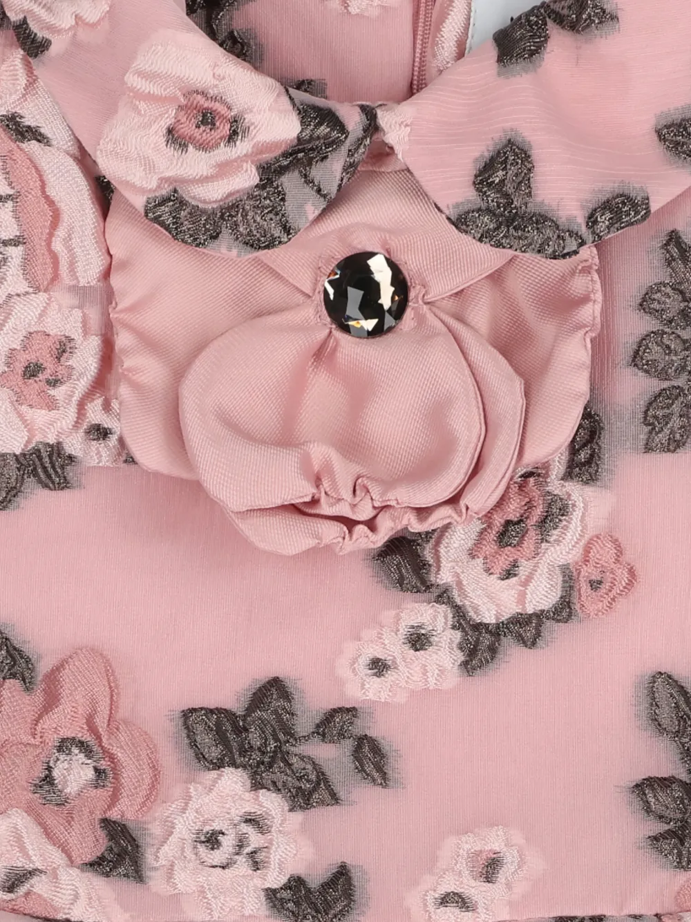 MAMA LUMA KIDS Jurk met bloemenbrokaat Roze