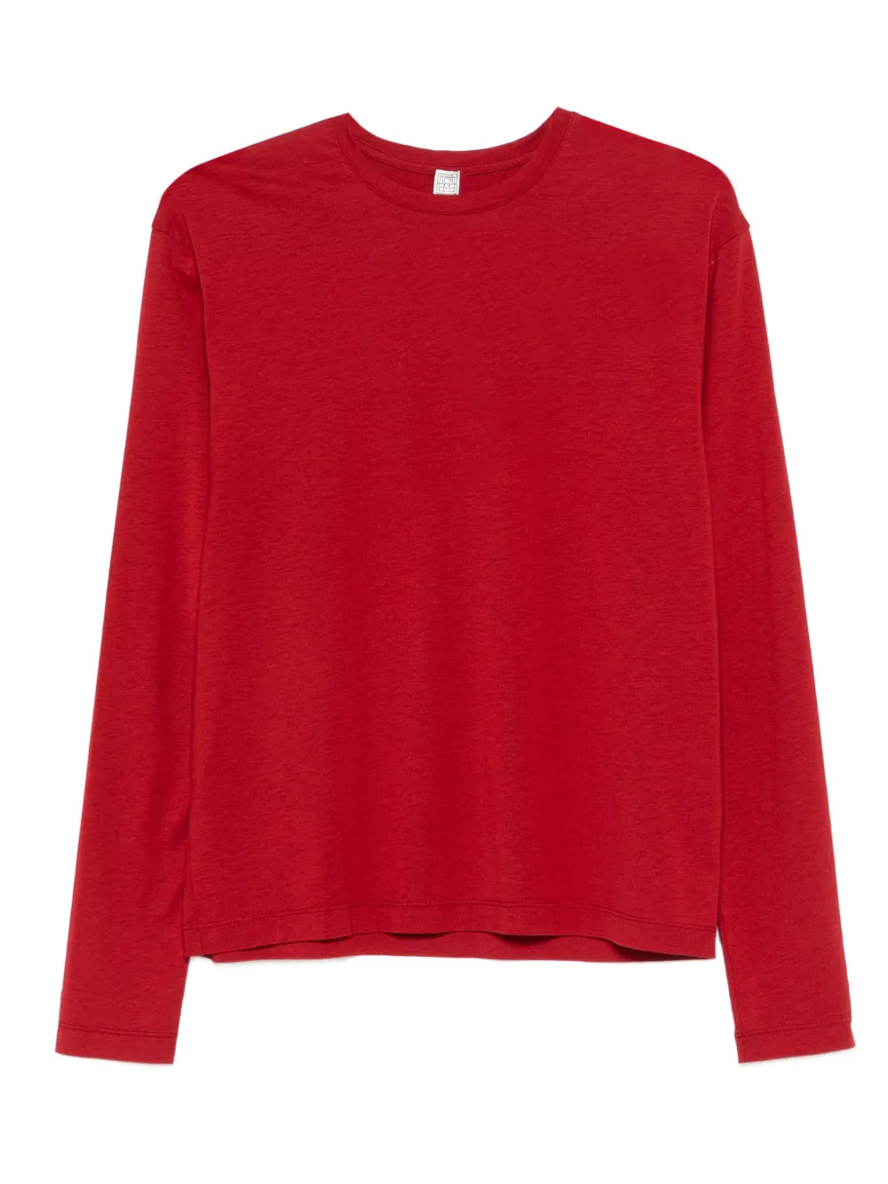 TOTEME crew-neck long-sleeved T-shirt - Rot