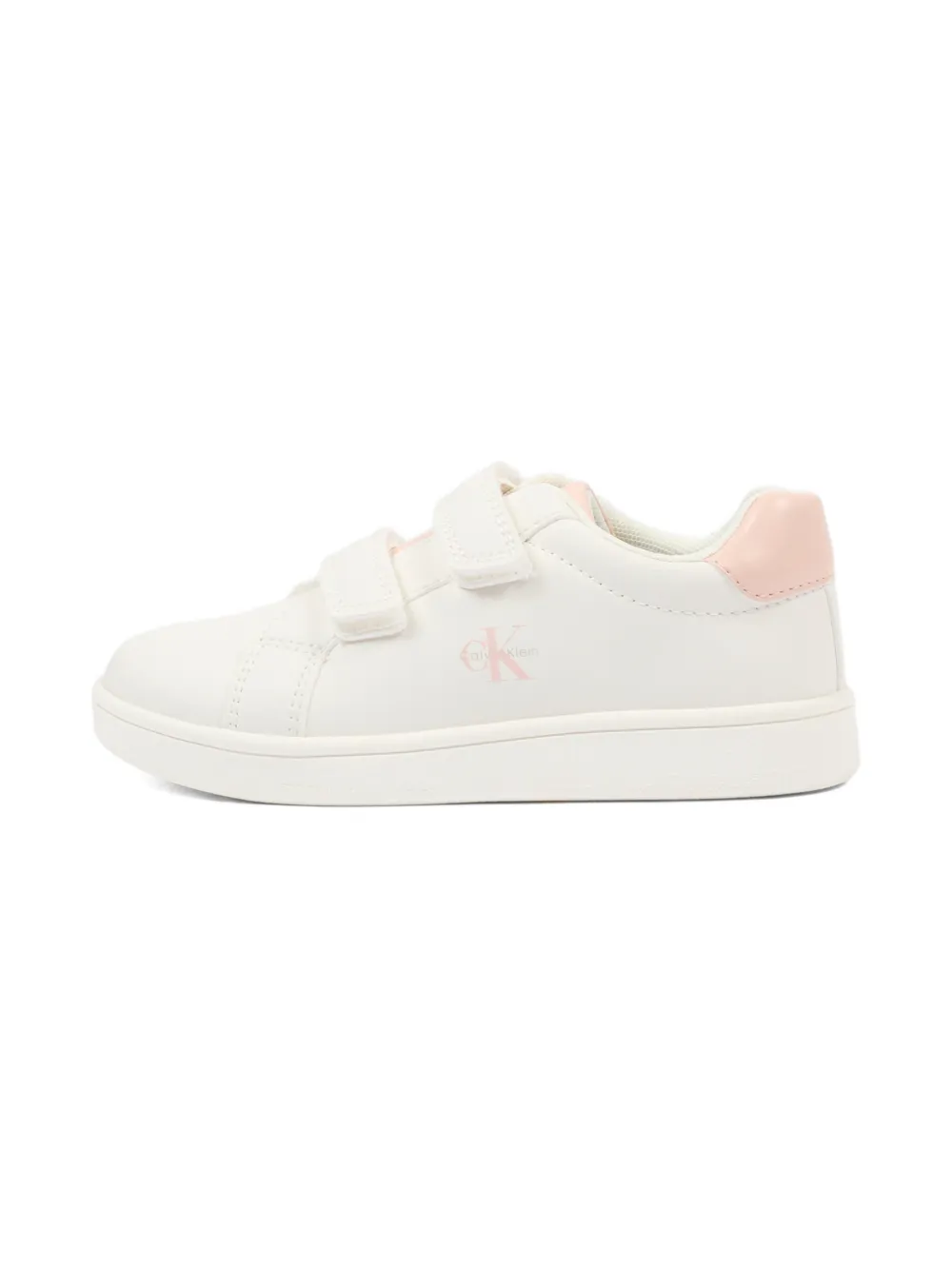 Calvin Klein Kids Sneakers met klittenband Wit