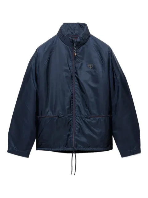 Prada chamarra con capucha removible