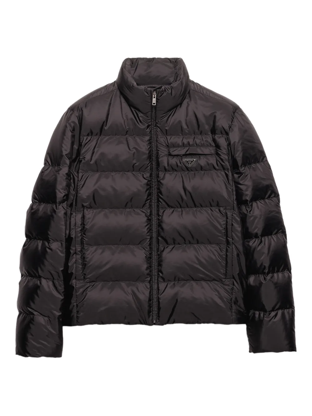 Prada stand-up collar padded jacket | Schwarz | Image 1