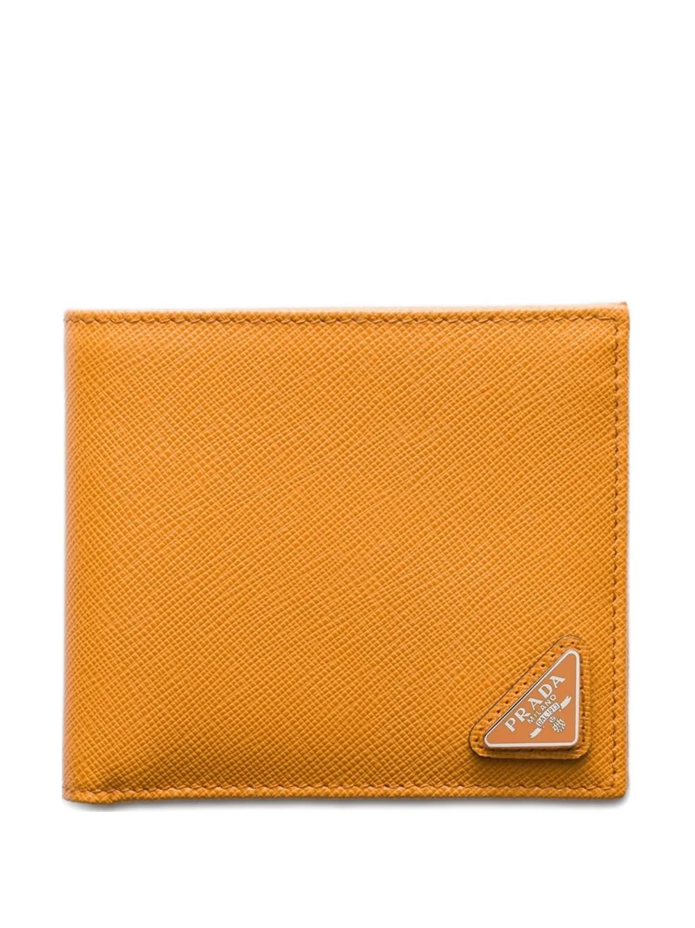 Prada Portemonnaie mit Logo - Orange