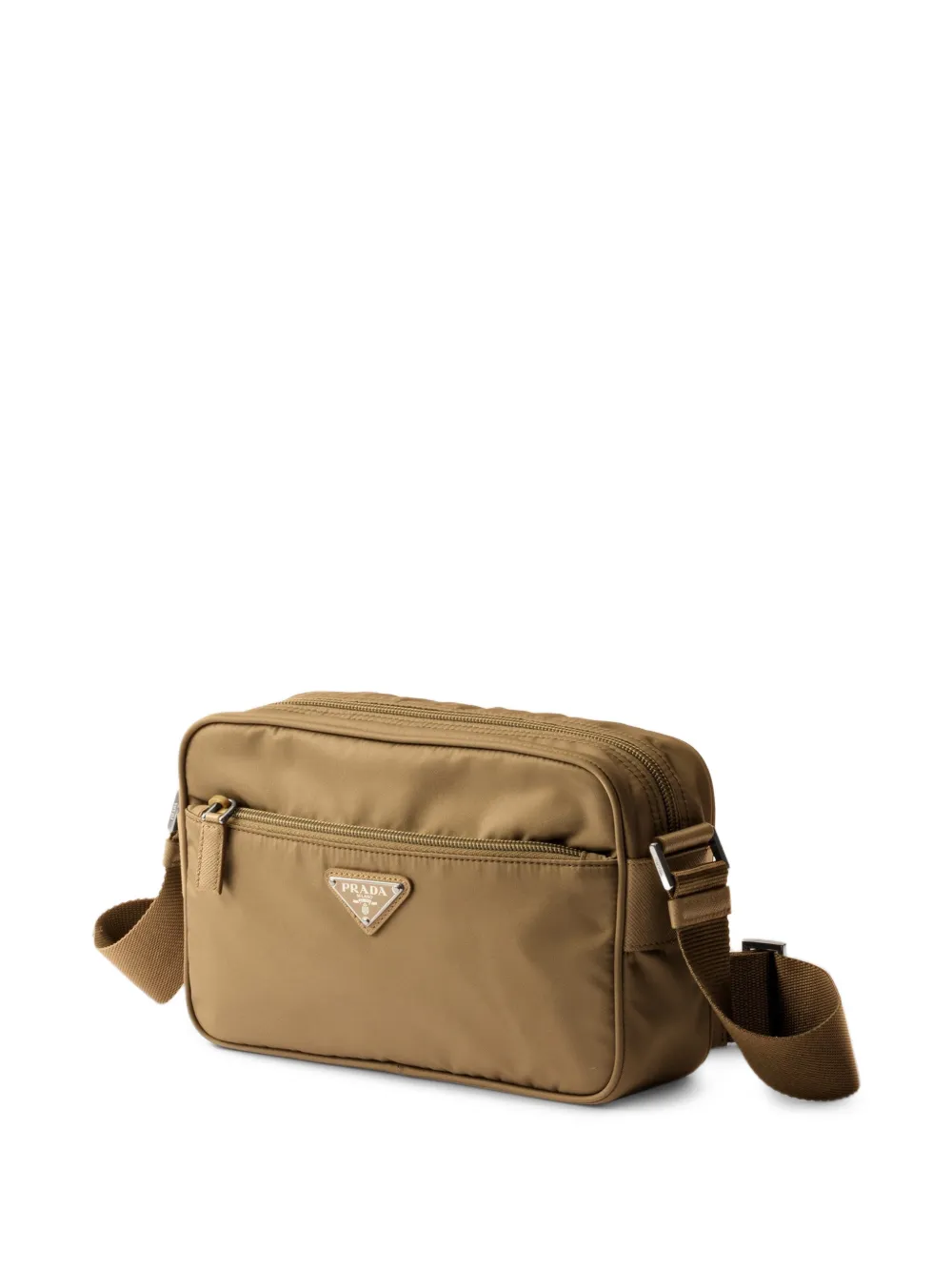Prada Crossbodytas met logodetail Beige