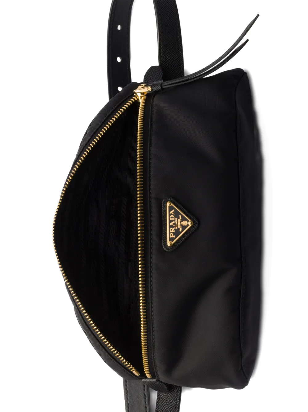 Prada Heuptas met logo - Zwart