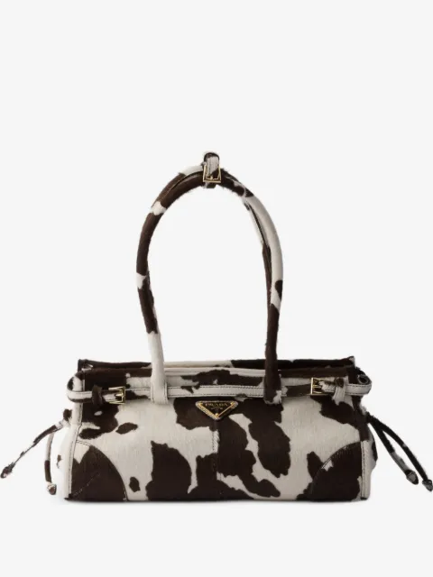 Prada Bonnie medium printed leather handbag