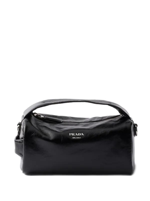 Prada レザー メッセンジャーバッグ | ブラック | FARFETCH JP Prada レザー メッセンジャーバッグ | ブラック | FARFETCH JP