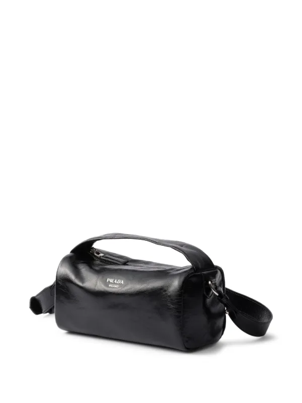 Prada レザー メッセンジャーバッグ | ブラック | FARFETCH JP Prada レザー メッセンジャーバッグ | ブラック | FARFETCH JP