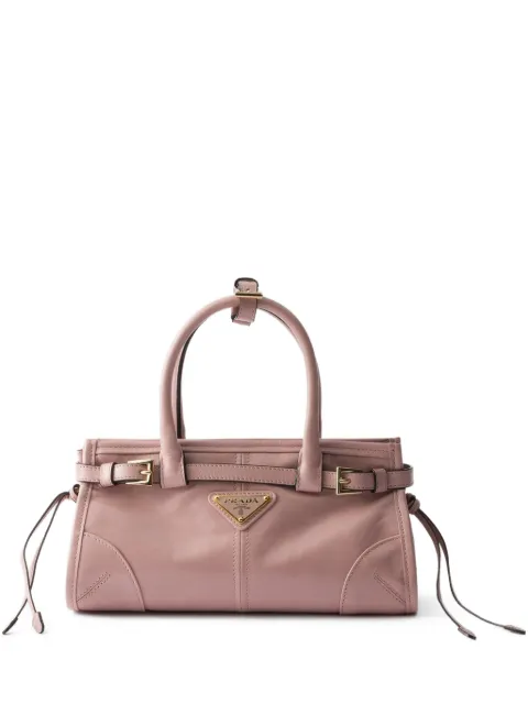 Prada mini Bonnie leather tote bag