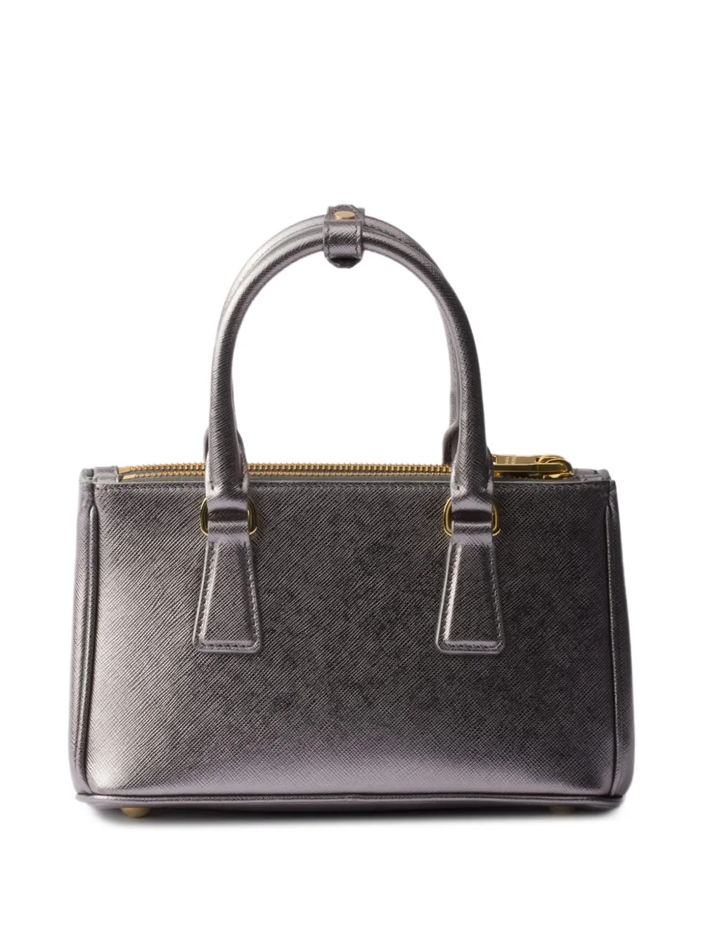  Prada Galleria Leather Mini Bag - Grey 