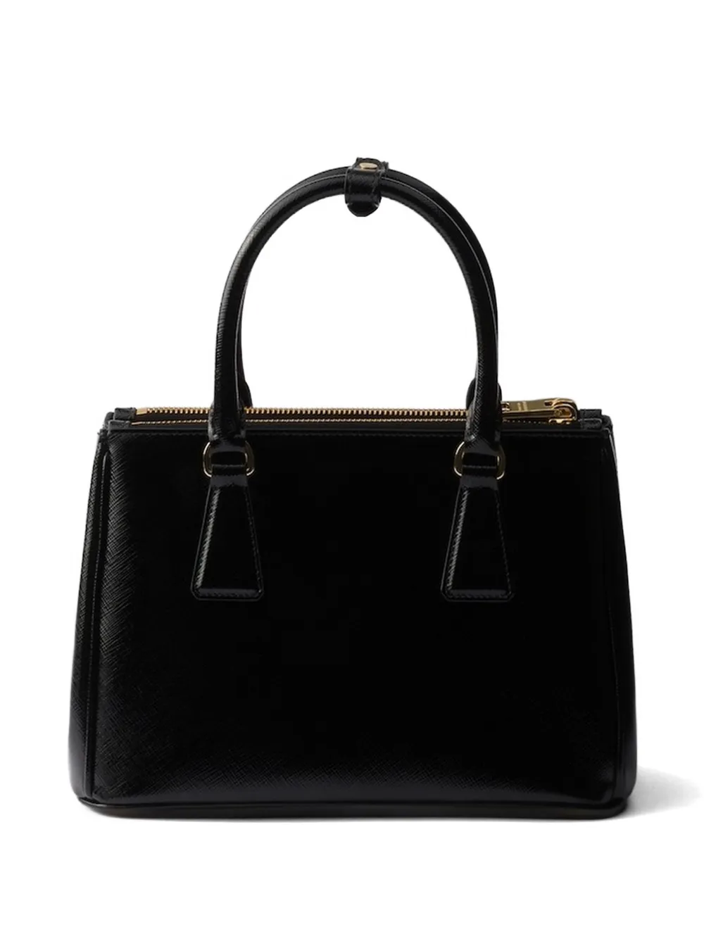 Prada Kleine Galleria leren shopper Zwart