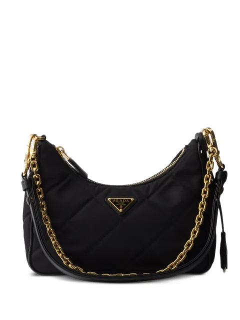 Prada mini Re-Edition quilted chain shoulder bag