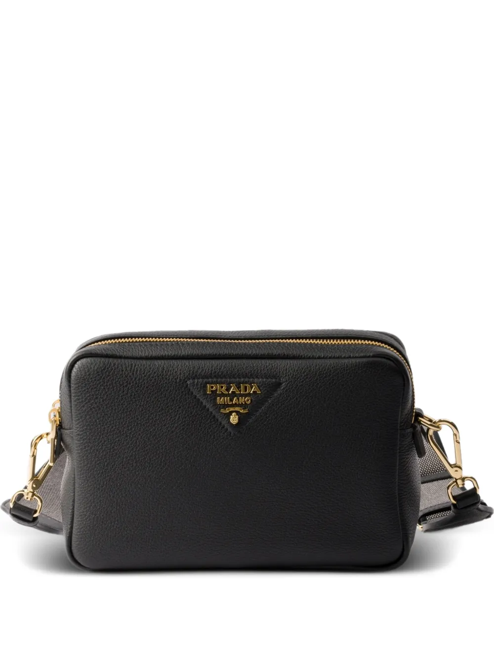 Prada Borsa a spalla in pelle piccola - Nero