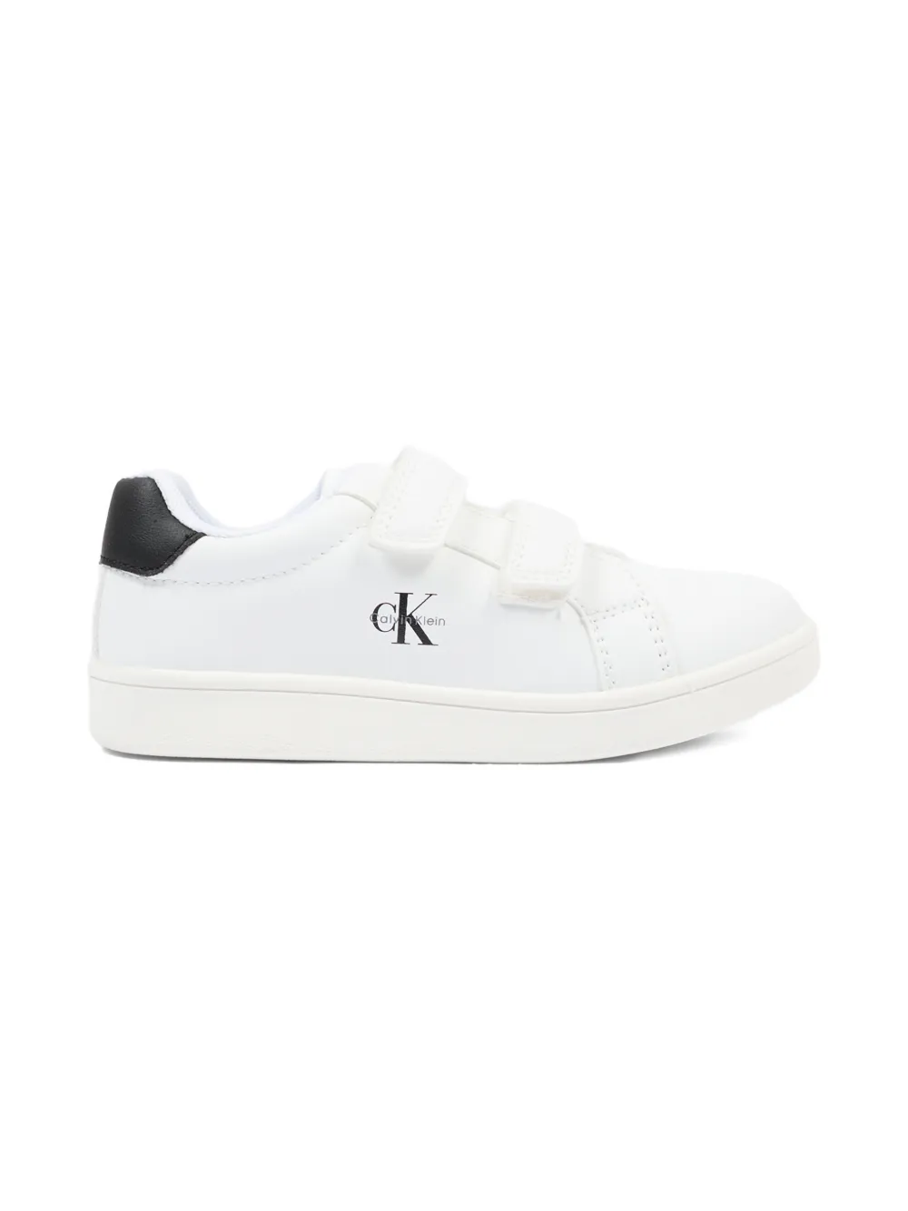 Calvin Klein Kids Sneakers met dubbele bandjes - Wit