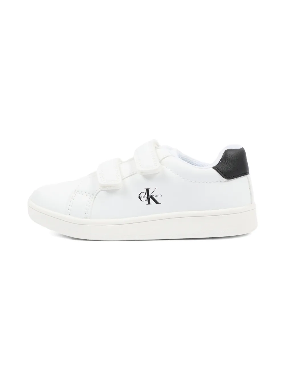 Calvin Klein Kids Sneakers met dubbele bandjes Wit
