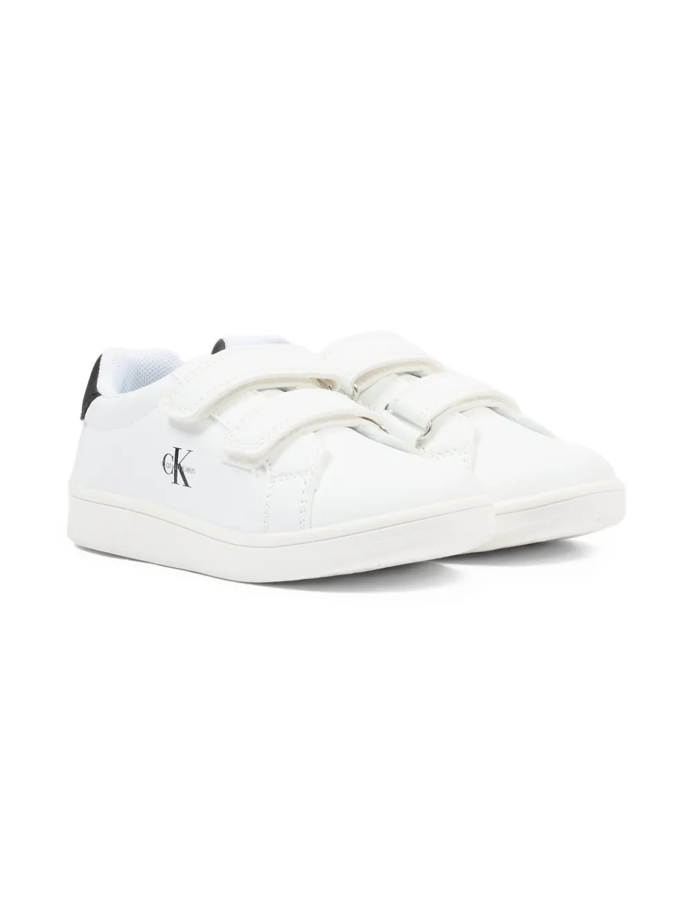 Calvin Klein Kids double-strap sneakers - Bianco