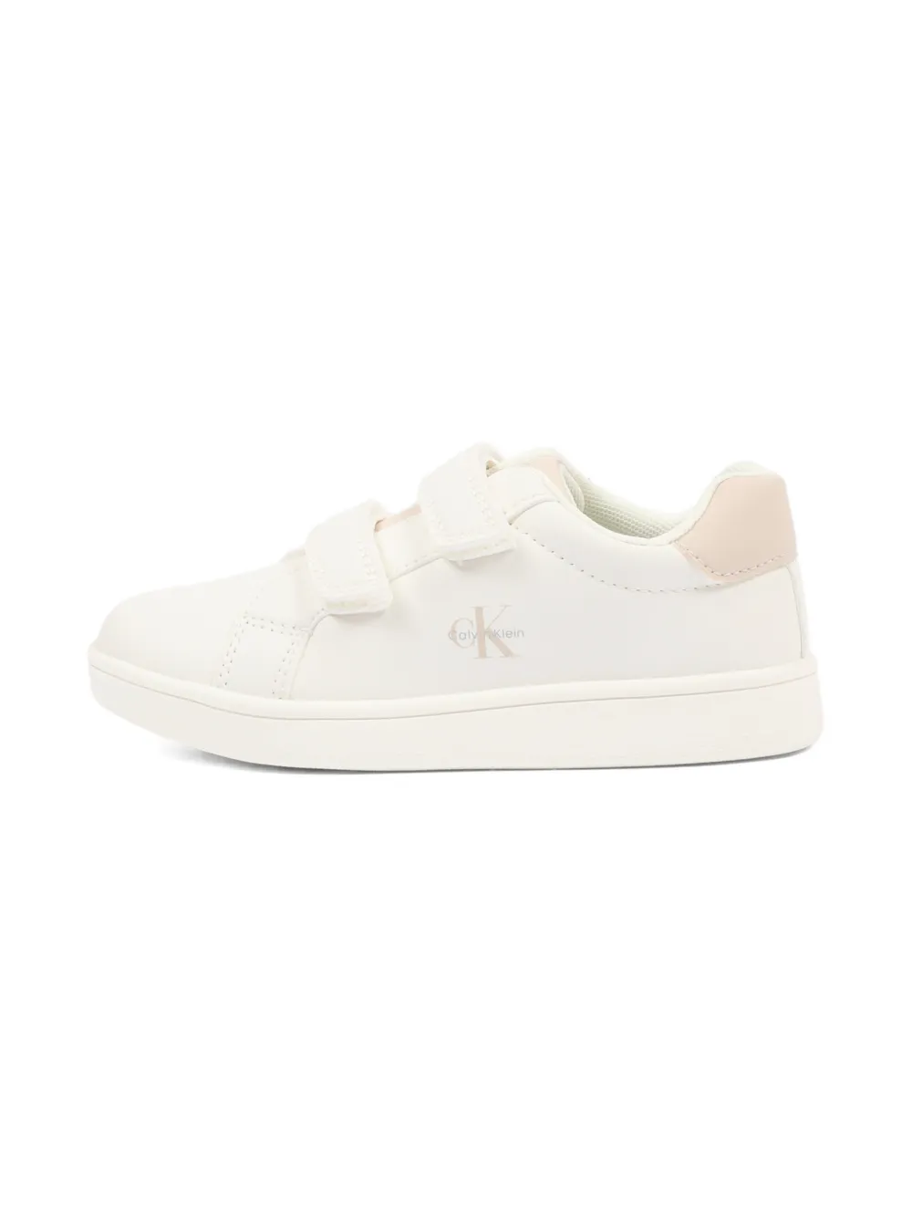 Calvin Klein Kids Sneakers met dubbele bandjes Wit
