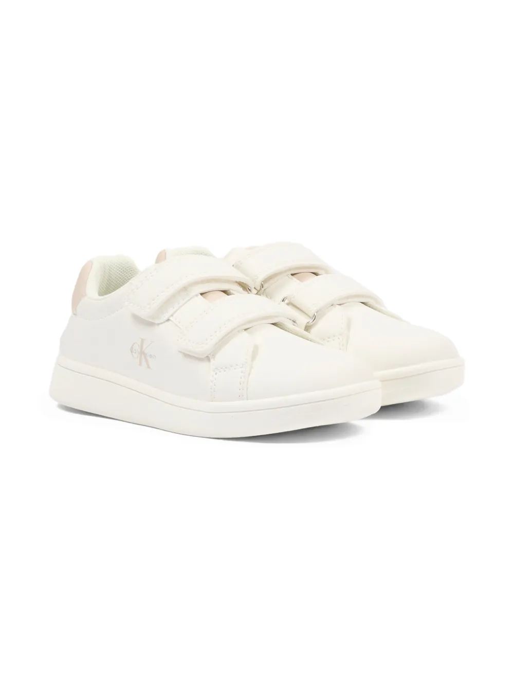 Calvin Klein Kids double-strap sneakers - Bianco